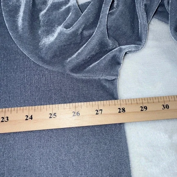 Soft Surroundings Velvet Boyfriend Tunic Button Down Shirt 3X Loungewear EUC - Picture 7 of 9